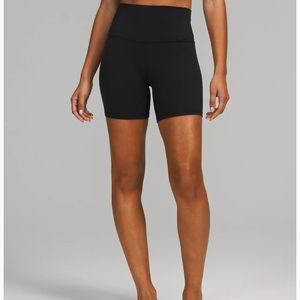 Lululemon Align Short 6 in Black Sz 14 NWOT